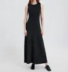 Solid & Striped The Lucerne Sleeveless Dress In Black