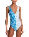 Solid & Striped The Lucia One Piece Swimsuit In Classic Toile