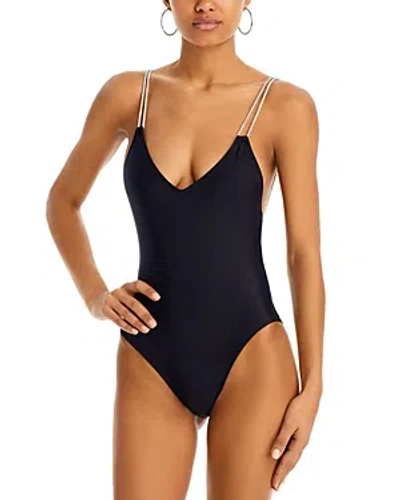 Solid & Striped The Lynn Blackout One Piece Swimsuit