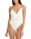 Solid & Striped The Lynn One Piece Brule In Beige