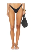 Solid & Striped The Maeve Bikini Bottom In Noir