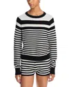 Solid & Striped The Manny Sweater In Noir/brule Stripe