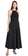 Solid & Striped The Meira Dress Noir In Noir