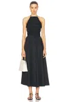 Solid & Striped The Meira Dress In Noir