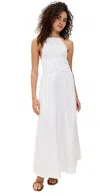 Solid & Striped The Meira Dress Optic White In Optic White