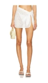 Solid & Striped The Mini Pareo Skirt In White