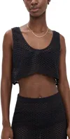 Solid & Striped The Minka Top Noir In Noir