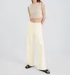 Solid & Striped Monaco Straight Leg Pants In Ecru In White