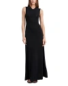 Solid & Striped The Lucerne Sleeveless Dress In Noir