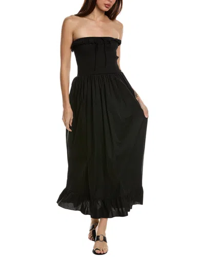 Solid & Striped The Nikki Maxi Dress In Black