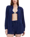 Solid & Striped The Oxford Tunic In Blue