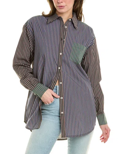 Solid & Striped The Oxford Tunic In Blue
