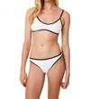 Solid & Striped The Rachel Bikini Top In Marshmallow In White