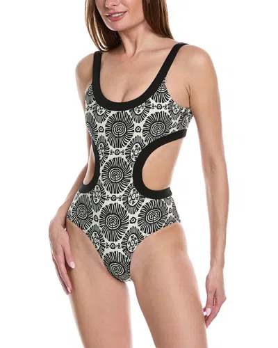 Solid & Striped The Sarah One-piece In Black Multicolor