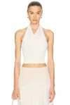 Solid & Striped The Soglio Halter Top In Brule