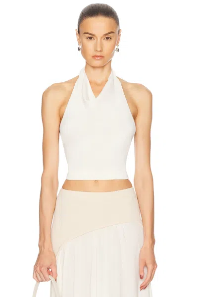 Solid & Striped The Soglio Halter Top In Brule