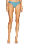 Solid & Striped The Solene Bikini Bottom In French Blue
