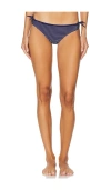 Solid & Striped The Sydney Bikini Bottom In Baby Polkadot Midnight Blue