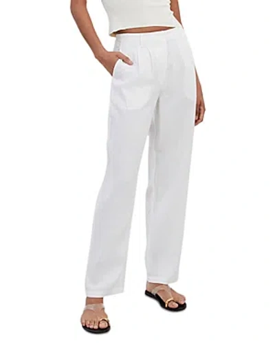 Solid & Striped The Taline Tapered Ankle Pants In White