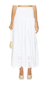 Solid & Striped The Zaria Skirt In White
