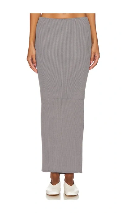 Solid & Striped The Zelda Skirt In Grey