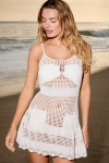 Solid & Striped Ulla Pointelle Sheer Mini Dress
