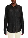 SOLID & STRIPED WOMEN'S LACE BUTTON DOWN SHIRT