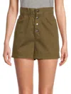 SOLID & STRIPED WOMEN'S THE ASHTON STRAIGHT FIT MILITARY SHORTS