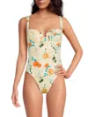 Solid & Striped The Verona One-piece In Floral Print