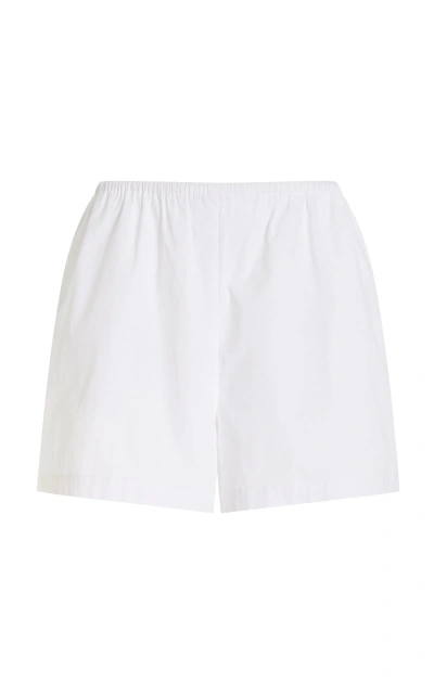 Solid & Striped X Sofia Richie Grainge Exclusive The Loretto Cotton Shorts In White