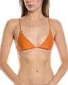 Solid & Striped X Sofia Richie Grainge The Ilona Bikini Top In Orange