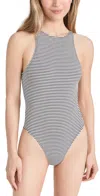 Solid & Striped X Sofia Richie Grainge The Iman One Piece Classic Breton Stripe In Classic Breton Stripe