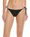 Solid & Striped X Sofia Richie Grainge The Yasmeen Bikini Bottom In Black