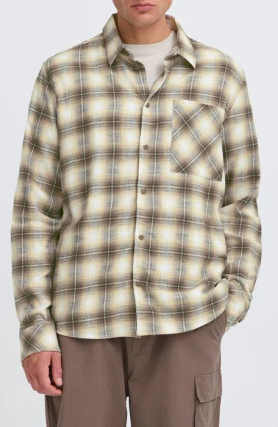 Solid ! Tavish Plaid Flannel Button-up Shirt In Multi