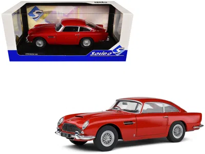 Solido 1964 Aston Martin Db5 Rhd (right Hand Drive) Red Metallic 1/18 Diecast Model Car By