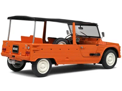 Solido 1970 Citroen Mehari Mk.1 Kirghiz Orange With Black Top 1/18 Diecast Model Car By