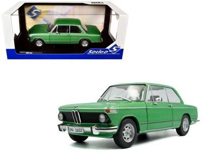Solido 1971 Bmw 1602 Taiga Green Metallic 1/18 Diecast Model Car By