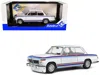 Solido 1971 Bmw 2002 Tii Turbo "evocation" White With Stripes 1/18 Diecast Model Car By  In White