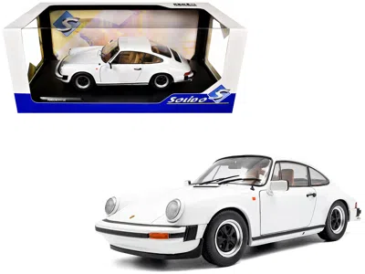 Solido 1974 Porsche 911 (930) 3.0 Sc Grand Prix White 1/18 Diecast Model Car By