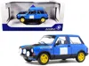 Solido 1980 Autobianchi A112 Abarth Blue "chardonnet" Rally Car 1/18 Diecast Model Car By