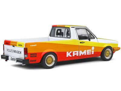 Solido 1982 Volkswagen Caddy Mk 1 Pickup Truck "kamei Tribute" 1/18 Diecast Model Car By