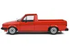 Solido 1983 Volkswagen Caddy Mk 1 Pickup Truck Mars Red 1/18 Diecast Model Car By
