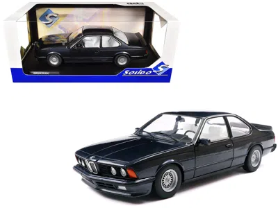 Solido 1984 Bmw 635 Csi (e24) Macau Blue Metallic 1/18 Diecast Model Car By