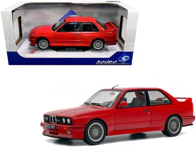 Solido 1986 Bmw E30 M3 Red 1/18 Diecast Model Car By  In Multi