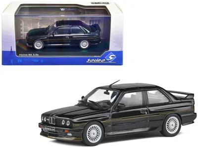 Solido 1989 Bmw E30 M3 Alpina B6 3.5s Diamond Black Metallic 1/43 Diecast Model Car By  In Gray