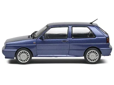 Solido 1989 Volkswagen Golf Rallye G60 Syncro Blue Metallic 1/43 Diecast Model Car By  In Burgundy