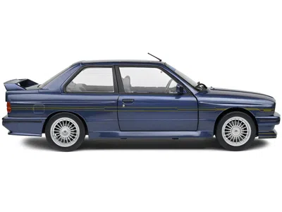 Solido 1990 Bmw E30 M3 Alpina B6 3.5s Mauritus Blue Metallic 1/18 Diecast Model Car By  In Burgundy