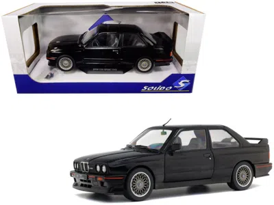 Solido 1990 Bmw E30 Sport Evo Black 1/18 Diecast Model Car By