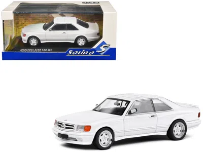 Solido 1990 Mercedes-benz 560 Sec Amg Widebody Classic White 1/43 Diecast Model Car By  In Multi
