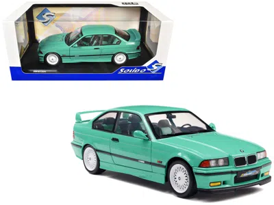 Solido 1991 Bmw E36 M3 " Works" Mint Green With Mint Green Interior 1/18 Diecast Model Car By